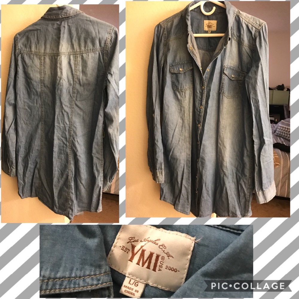 Denim Dress NWOT
